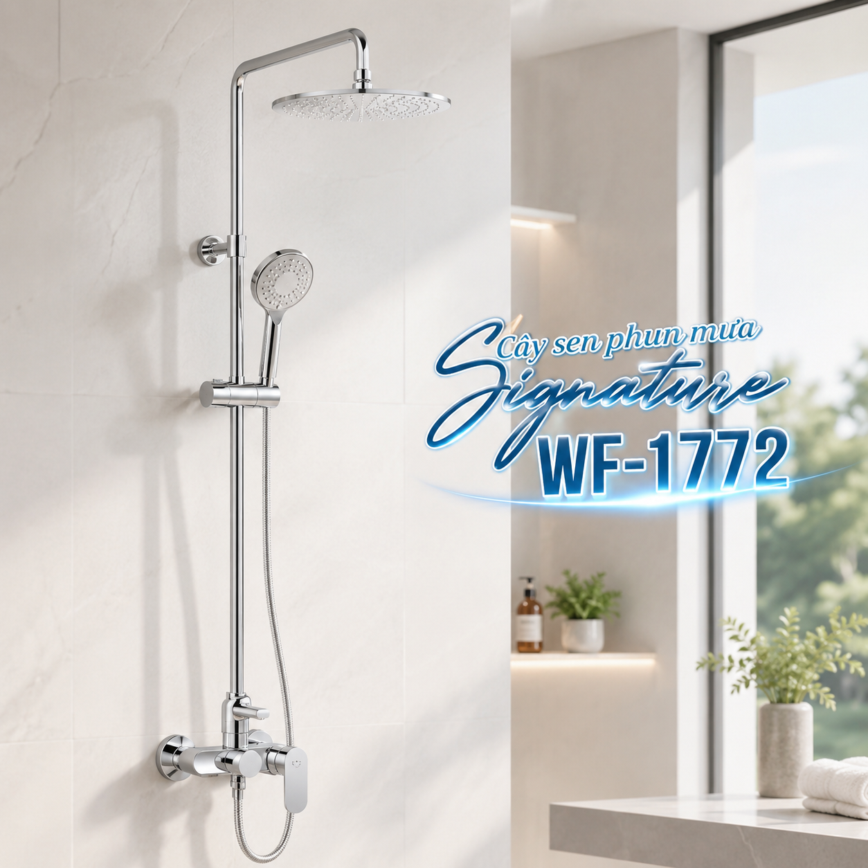 Vòi tắm sen phun mưa American Standard Signature WF-1772
