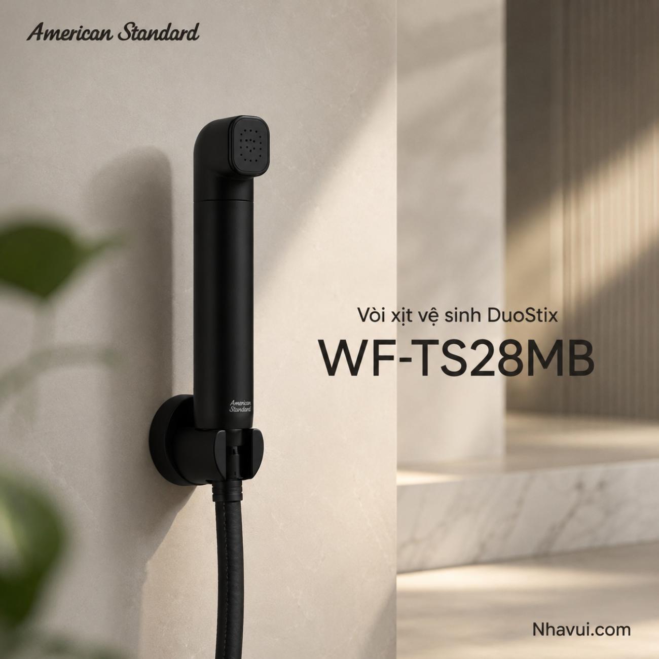 Vòi xịt vệ sinh American Standard WF-TS28MB DuoStix