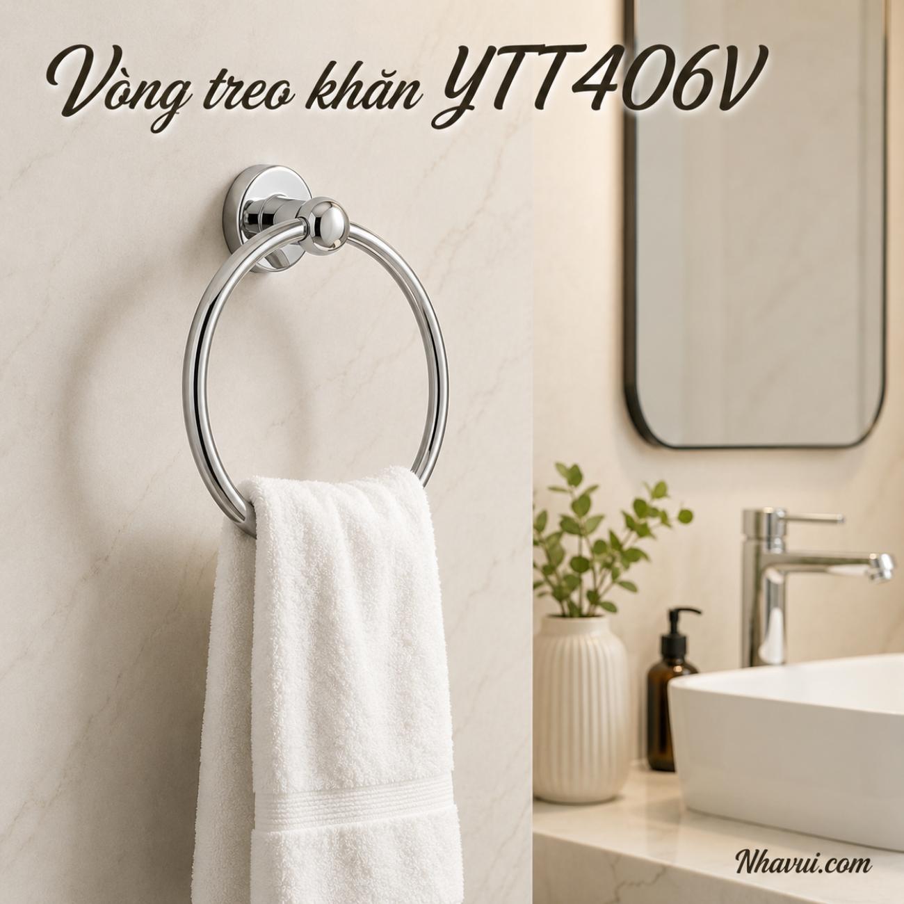 Vòng treo khăn TOTO YTT406V loại tròn cho phòng tắm