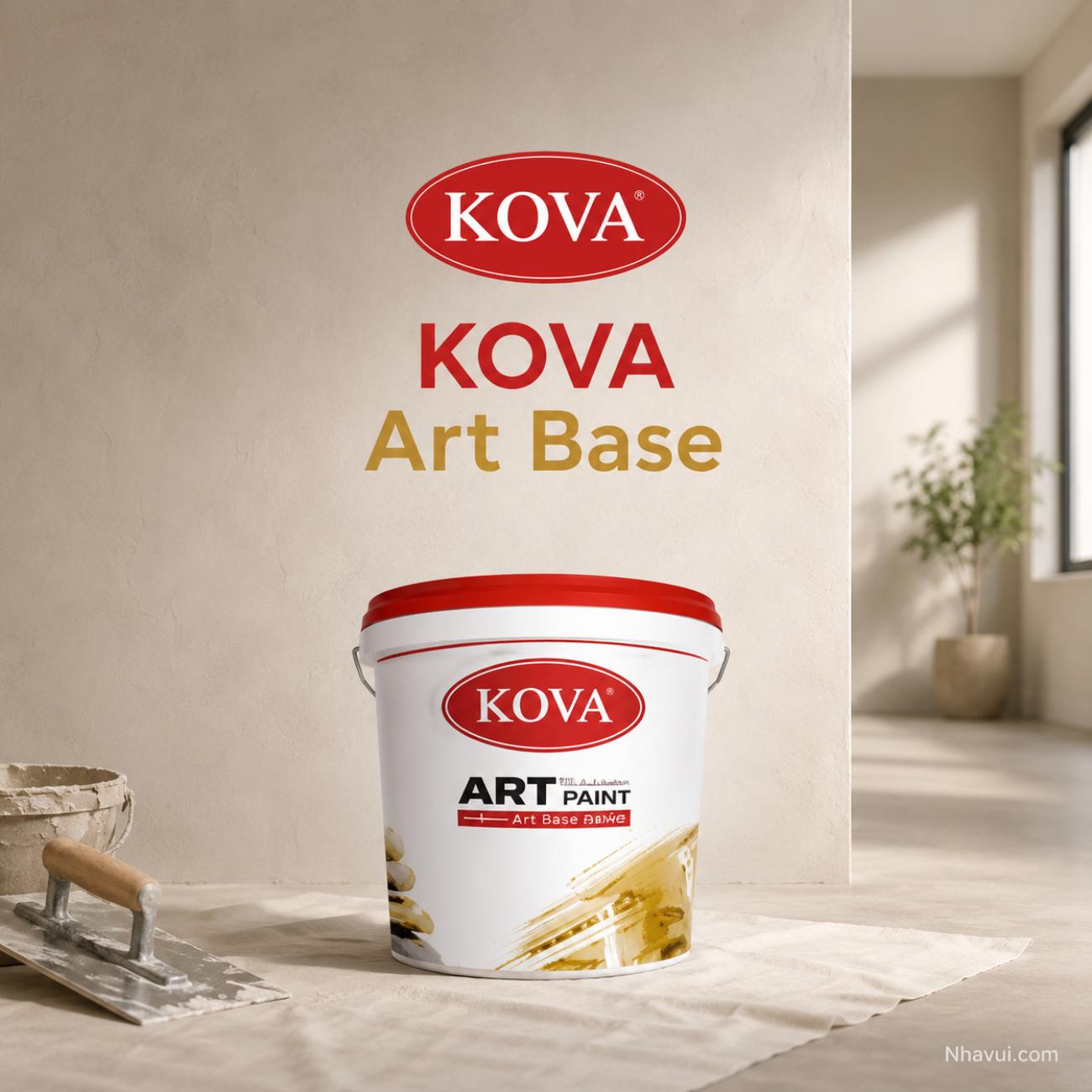 Vữa nền sơn nghệ thuật KOVA Art Base