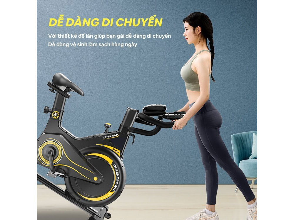 Xe đạp tập thể dục Queen Crown 300 Sport