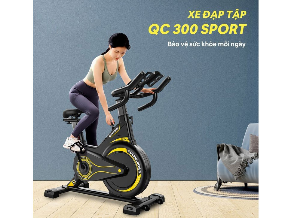 Xe đạp tập thể dục Queen Crown 300 Sport