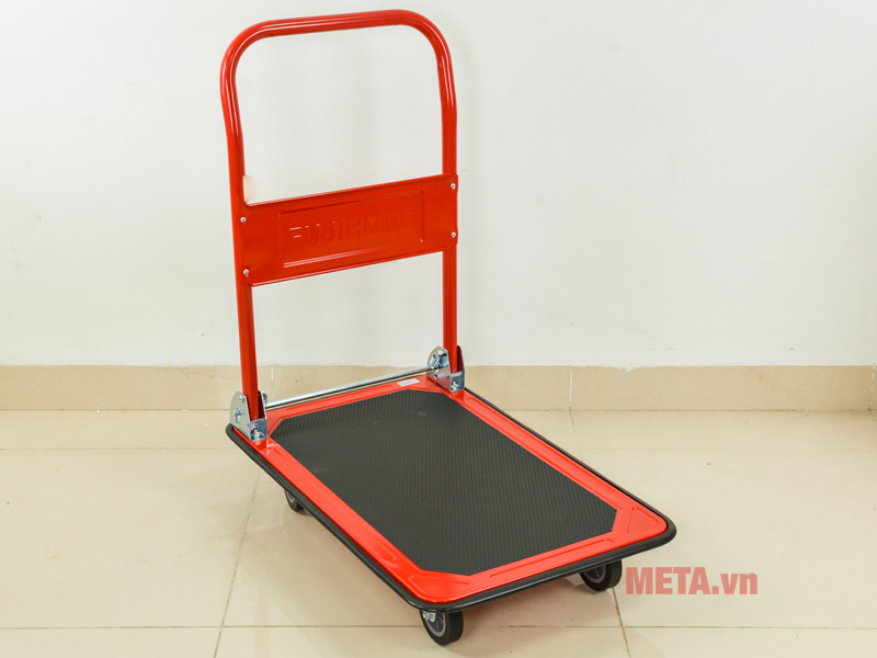 Xe đẩy hàng 4 bánh sàn thép FujiHome HT-415