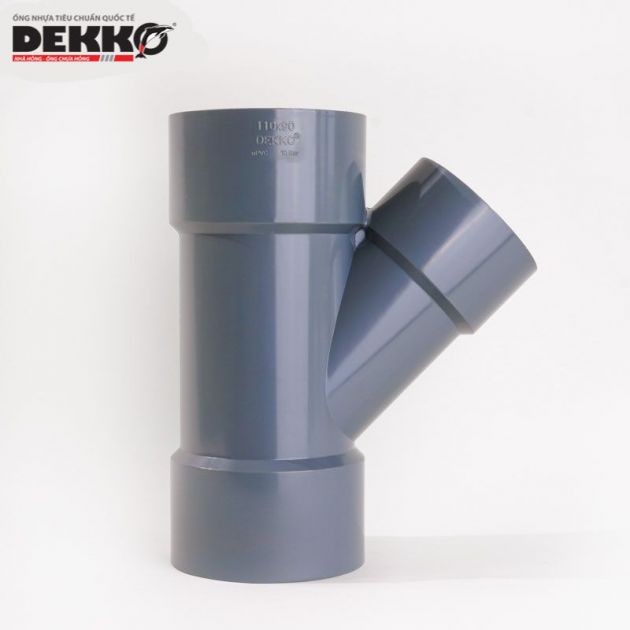Y chuyển bậc (Y giảm) uPVC Dekko hệ inch
